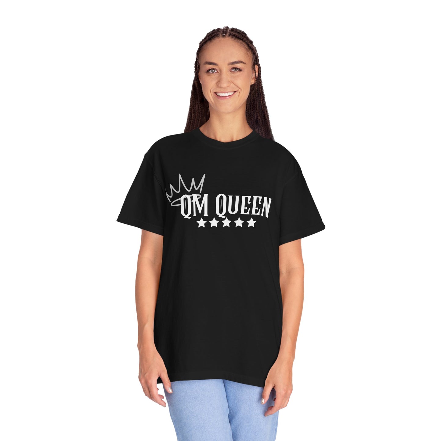 QM Queen T-Shirt for MDS Coordinators - Garment-Dyed Unisex Tee