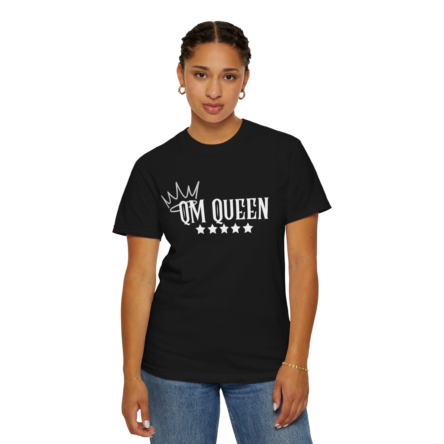 QM Queen T-Shirt for MDS Coordinators - Garment-Dyed Unisex Tee