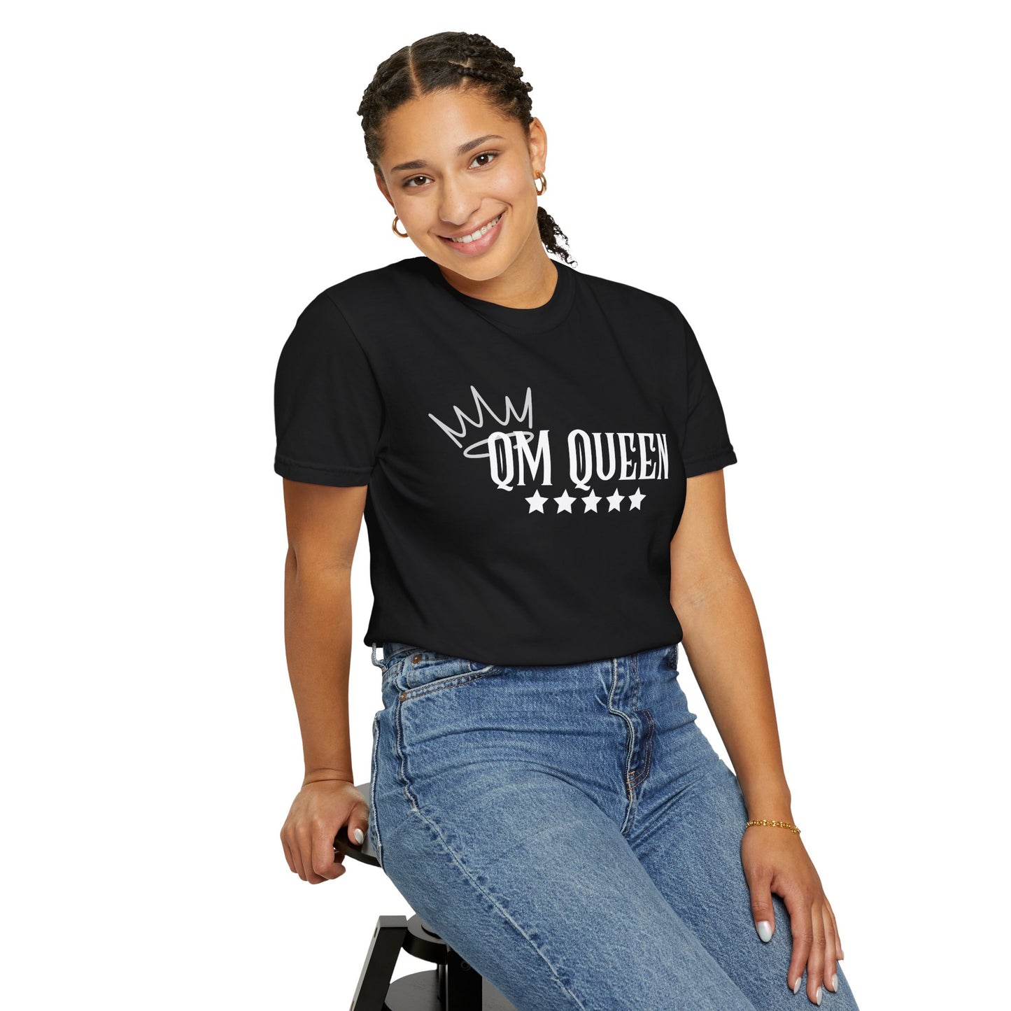 QM Queen T-Shirt for MDS Coordinators - Garment-Dyed Unisex Tee